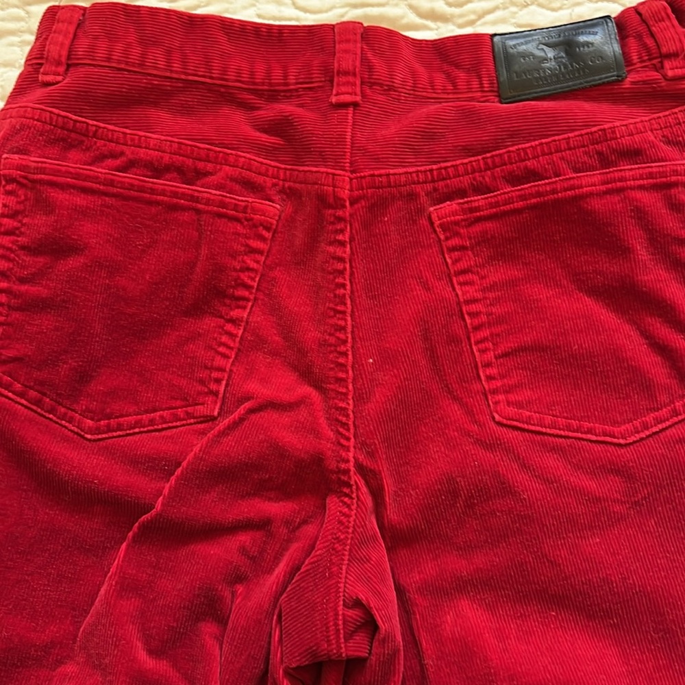 Lauren Ralph Lauren red corderoy - Picture 6 of 11